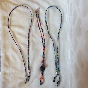 3 Mask/eyeglasses lanyards